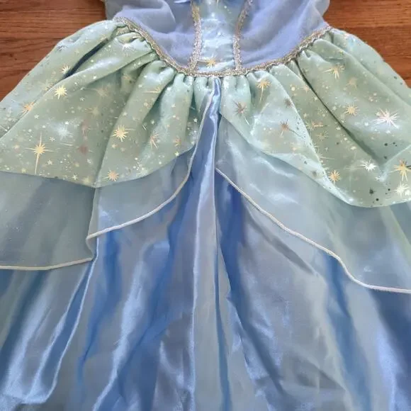 Disney baby Princess Cinderellablue Dresscostume baby girl size 9M VGUC